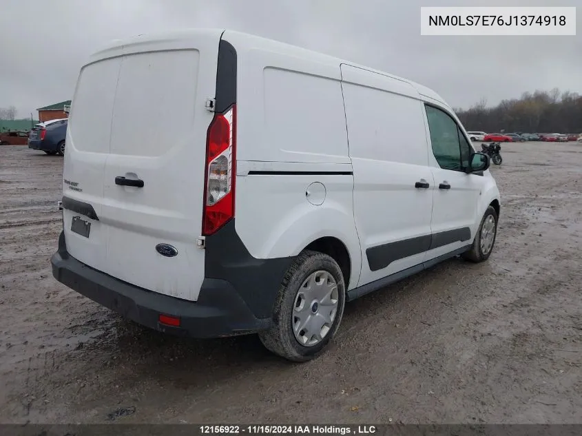 2018 Ford Transit Connect Xl VIN: NM0LS7E76J1374918 Lot: 12156922