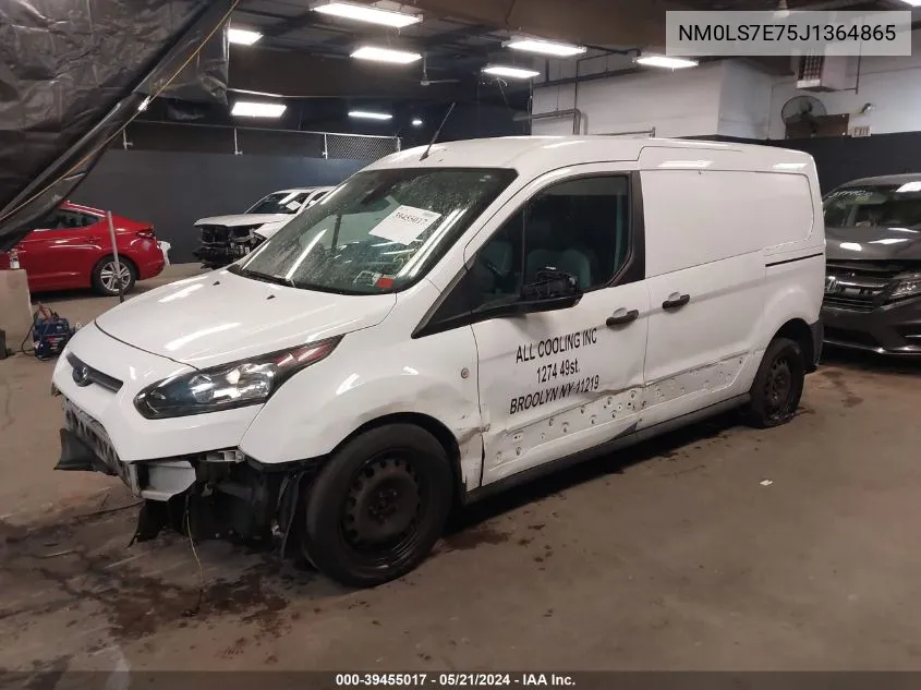 NM0LS7E75J1364865 2018 Ford Transit Connect Xl