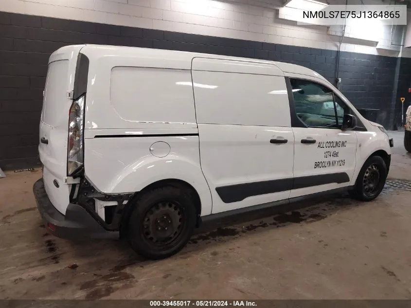 2018 Ford Transit Connect Xl VIN: NM0LS7E75J1364865 Lot: 40714866