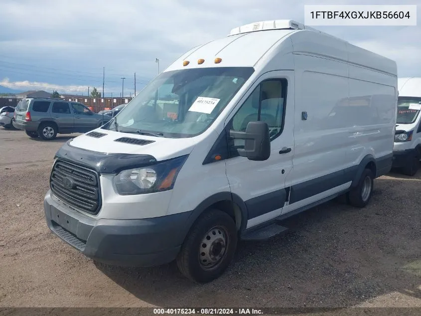 2018 Ford Transit-350 VIN: 1FTBF4XGXJKB56604 Lot: 40175234