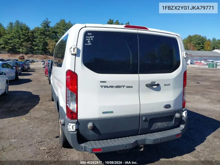 1FBZX2YG1JKA79771 2018 Ford Transit-350 Xlt