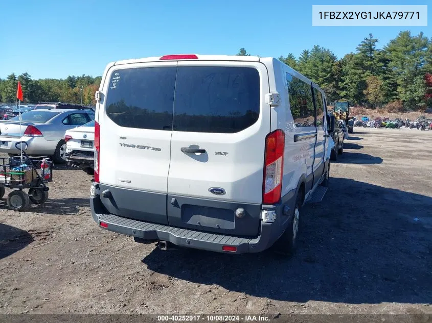 2018 Ford Transit-350 Xlt VIN: 1FBZX2YG1JKA79771 Lot: 40252917