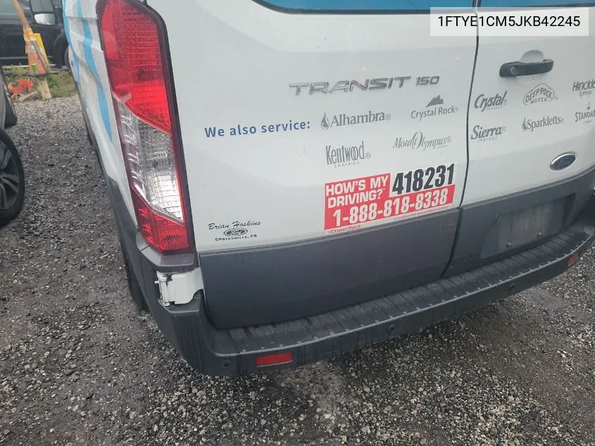 1FTYE1CM5JKB42245 2018 Ford Transit T-150