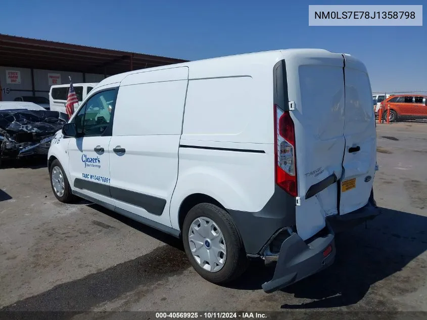 NM0LS7E78J1358798 2018 Ford Transit Connect Xl