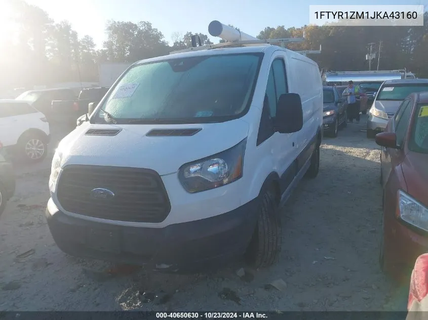 2018 Ford Transit-250 VIN: 1FTYR1ZM1JKA43160 Lot: 40650630