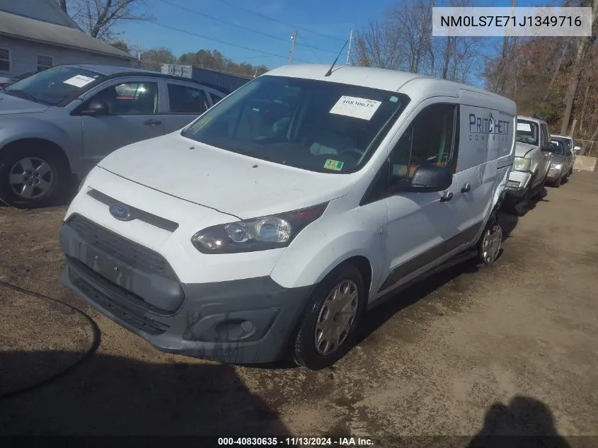 2018 Ford Transit Connect Xl VIN: NM0LS7E71J1349716 Lot: 40830635