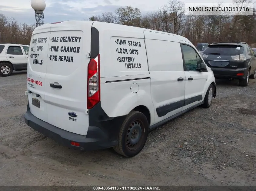 2018 Ford Transit Connect Xl VIN: NM0LS7E70J1351716 Lot: 40854113