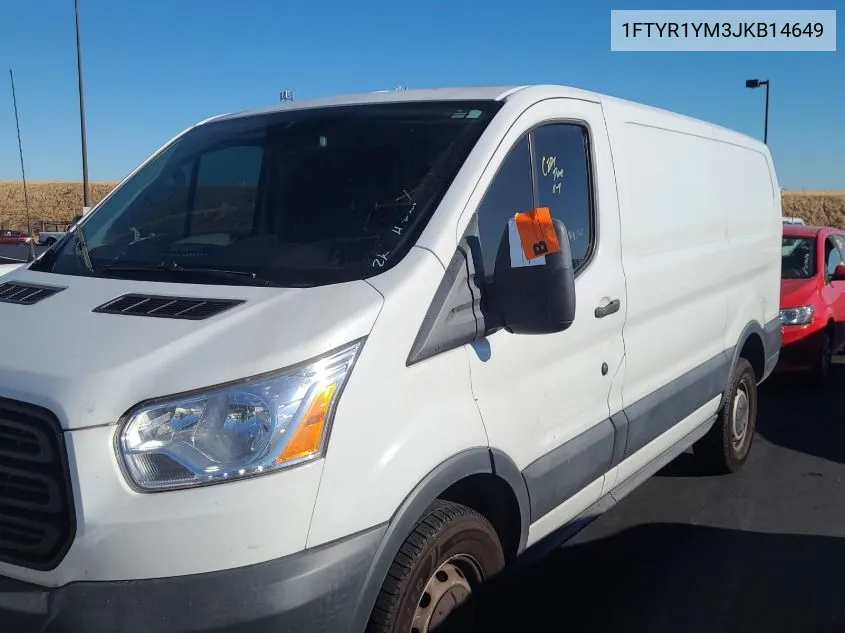 2018 Ford Transit-250 T-250 VIN: 1FTYR1YM3JKB14649 Lot: 40894221