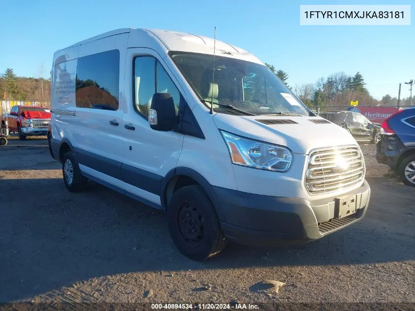 2018 Ford Transit-250 VIN: 1FTYR1CMXJKA83181 Lot: 40894534