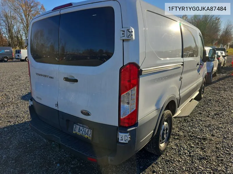 2018 Ford Transit T-250 VIN: 1FTYR1YG0JKA87484 Lot: 40896304