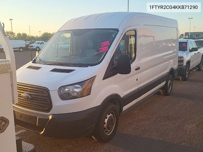 2019 Ford Transit-250 T-250 VIN: 1FTYR2CG4KKB71290 Lot: 40528040