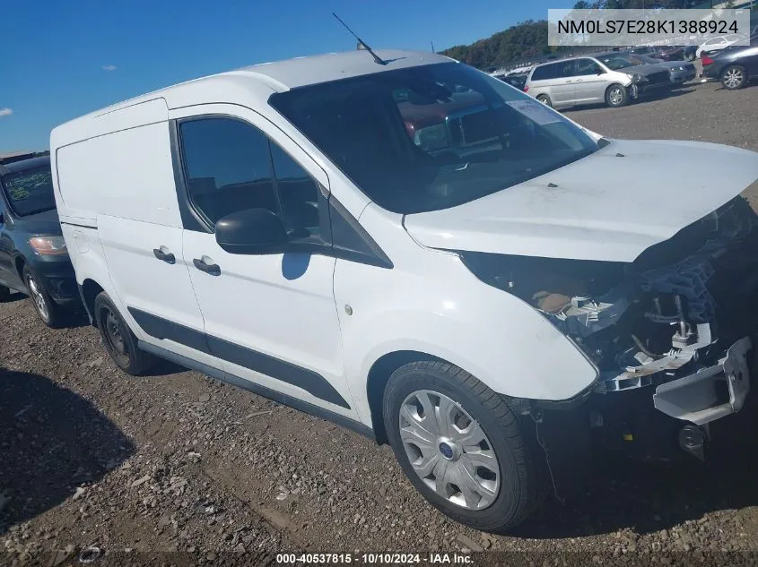 2019 Ford Transit Connect Xl VIN: NM0LS7E28K1388924 Lot: 40537815