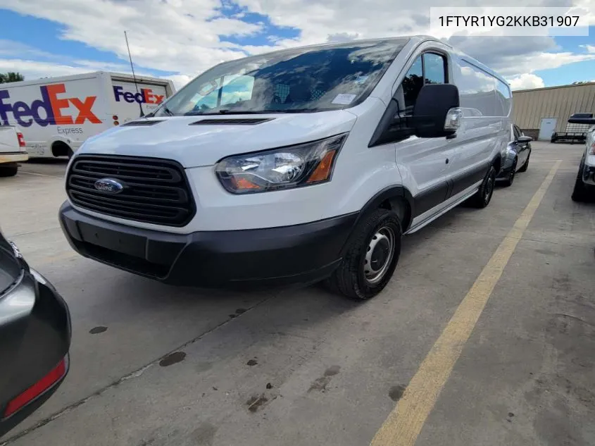 1FTYR1YG2KKB31907 2019 Ford Transit-250