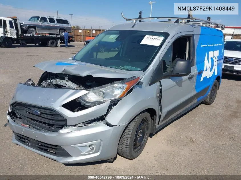 NM0LS7F29K1408449 2019 Ford Transit Connect Xlt