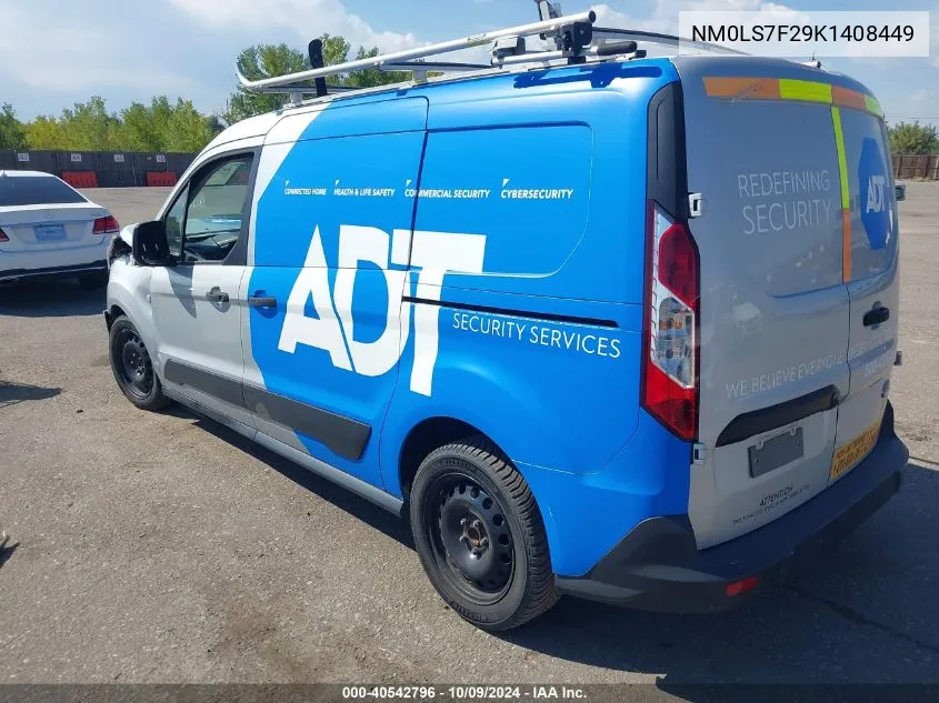 NM0LS7F29K1408449 2019 Ford Transit Connect Xlt