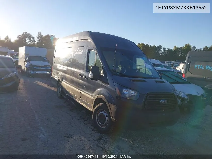 1FTYR3XM7KKB13552 2019 Ford Transit-250