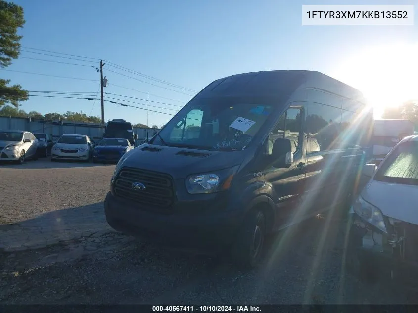 1FTYR3XM7KKB13552 2019 Ford Transit-250