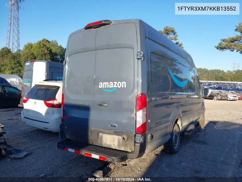 1FTYR3XM7KKB13552 2019 Ford Transit-250