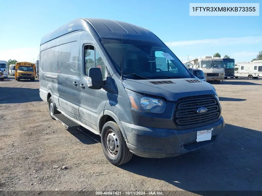 2019 Ford Transit-250 VIN: 1FTYR3XM8KKB73355 Lot: 40567421