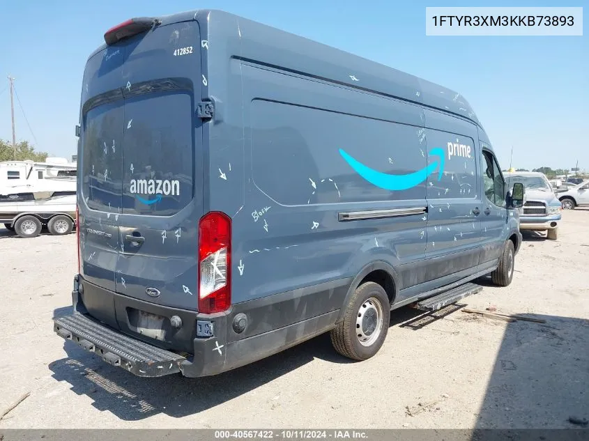 1FTYR3XM3KKB73893 2019 Ford Transit-250 T-250