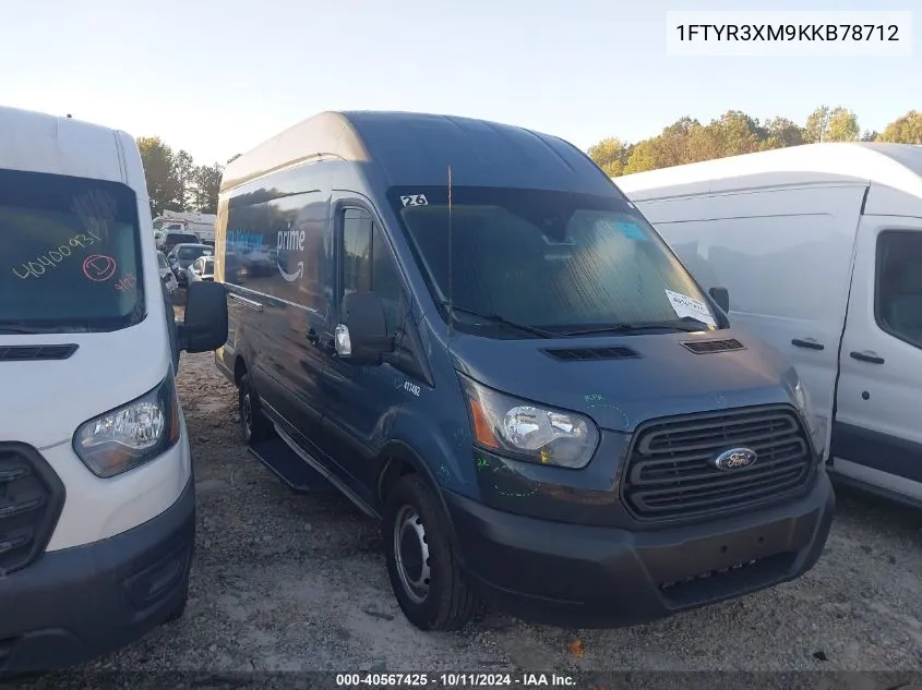 2019 Ford Transit-250 T-250 VIN: 1FTYR3XM9KKB78712 Lot: 40567425