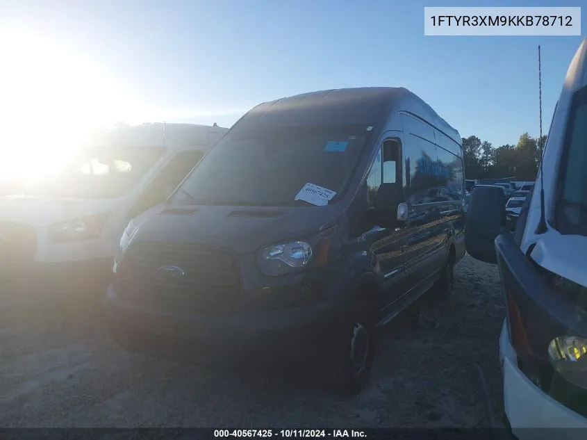 2019 Ford Transit-250 T-250 VIN: 1FTYR3XM9KKB78712 Lot: 40567425