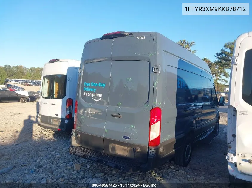 1FTYR3XM9KKB78712 2019 Ford Transit-250 T-250