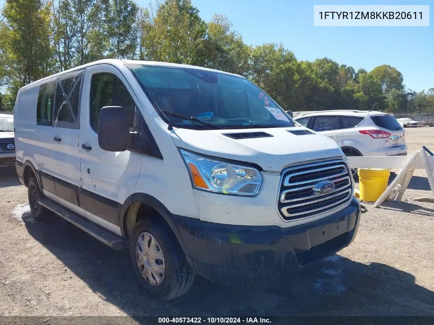 2019 Ford Transit-250 VIN: 1FTYR1ZM8KKB20611 Lot: 40573422