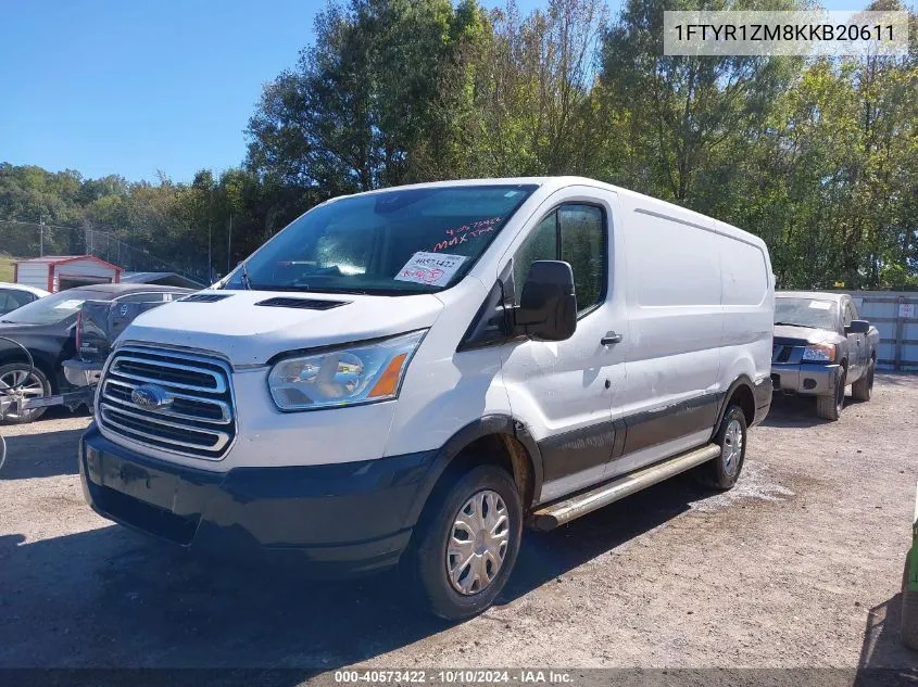 2019 Ford Transit-250 VIN: 1FTYR1ZM8KKB20611 Lot: 40573422