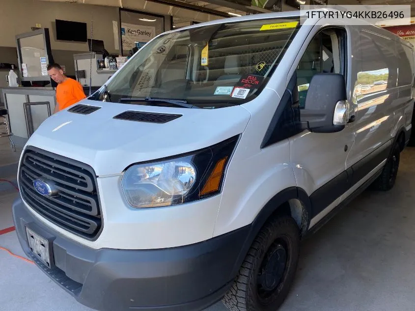 2019 Ford Transit-250 VIN: 1FTYR1YG4KKB26496 Lot: 40578196