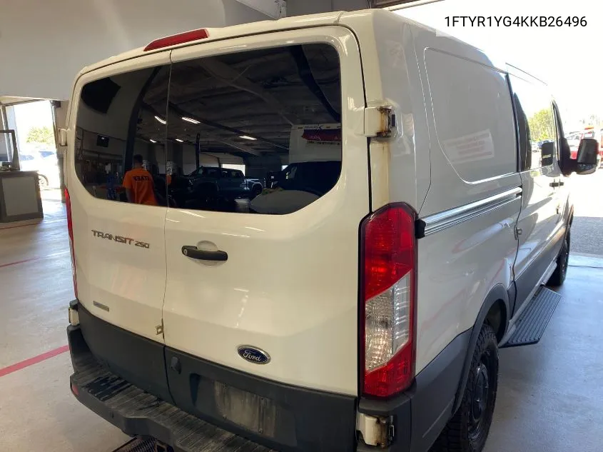 2019 Ford Transit-250 VIN: 1FTYR1YG4KKB26496 Lot: 40578196