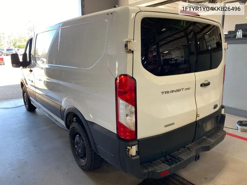 2019 Ford Transit-250 VIN: 1FTYR1YG4KKB26496 Lot: 40578196