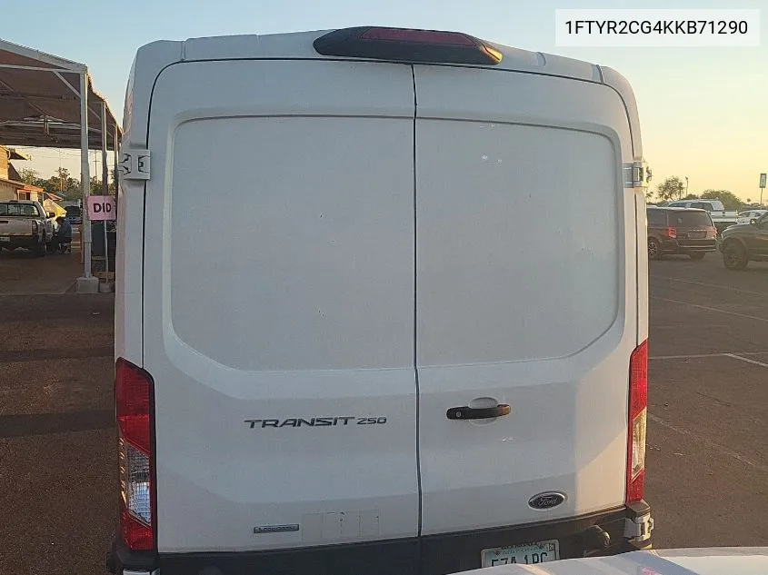 1FTYR2CG4KKB71290 2019 Ford Transit-250