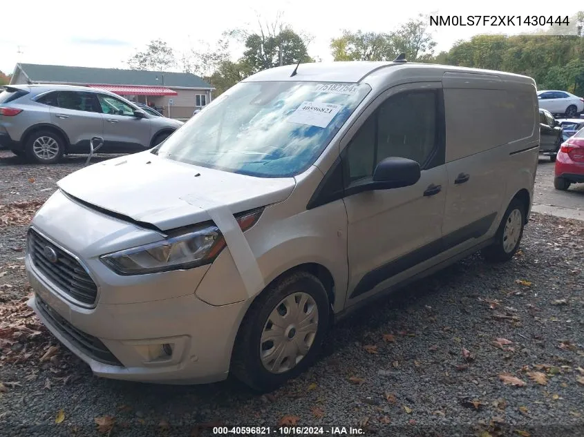 2019 Ford Transit Connect Xlt VIN: NM0LS7F2XK1430444 Lot: 40596821