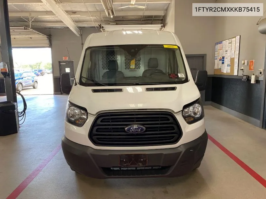 2019 Ford Transit-250 VIN: 1FTYR2CMXKKB75415 Lot: 40637615