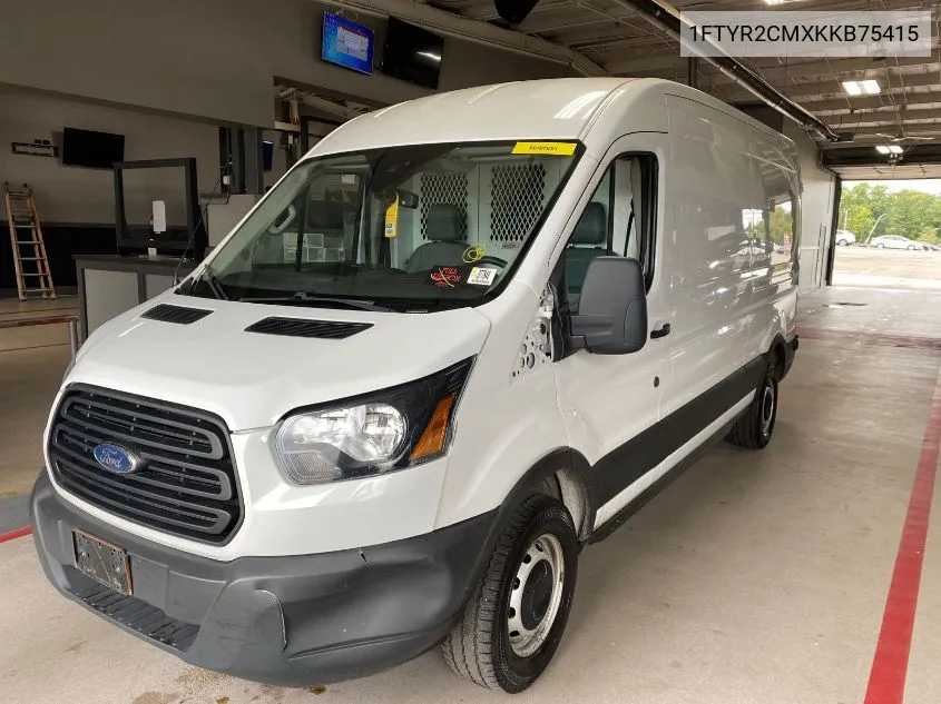 2019 Ford Transit-250 VIN: 1FTYR2CMXKKB75415 Lot: 40637615