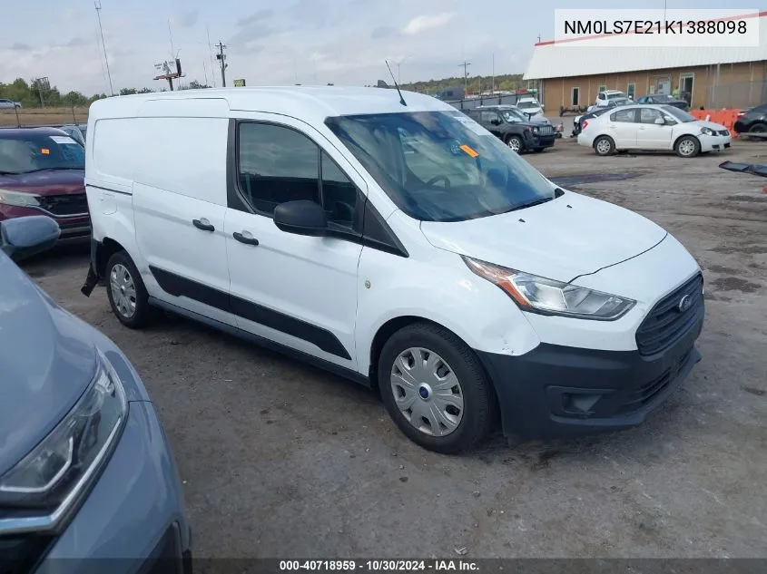 2019 Ford Transit Connect Xl VIN: NM0LS7E21K1388098 Lot: 40718959