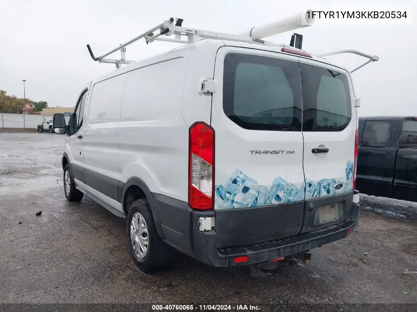 1FTYR1YM3KKB20534 2019 Ford Transit-250