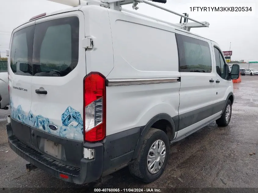 1FTYR1YM3KKB20534 2019 Ford Transit-250