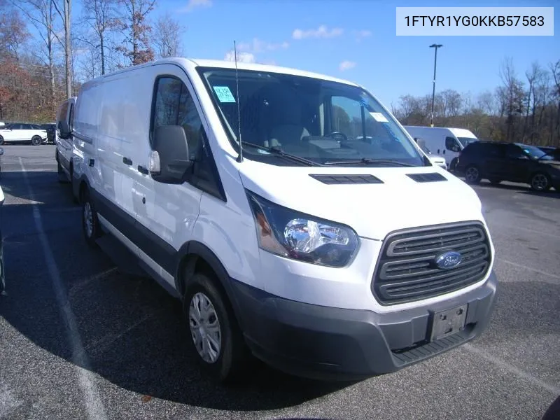 2019 Ford Transit T-250 VIN: 1FTYR1YG0KKB57583 Lot: 40851073