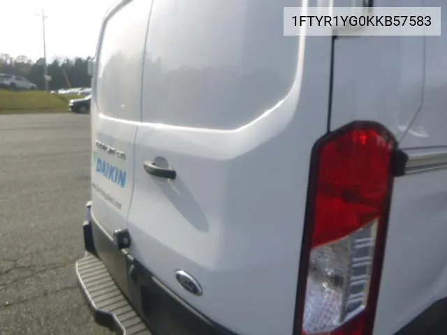 2019 Ford Transit T-250 VIN: 1FTYR1YG0KKB57583 Lot: 40851073