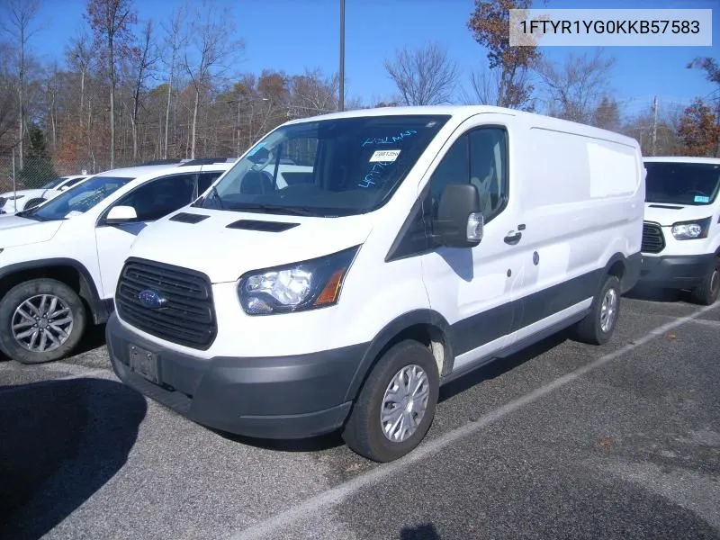 2019 Ford Transit T-250 VIN: 1FTYR1YG0KKB57583 Lot: 40851073