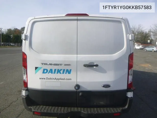 2019 Ford Transit T-250 VIN: 1FTYR1YG0KKB57583 Lot: 40851073