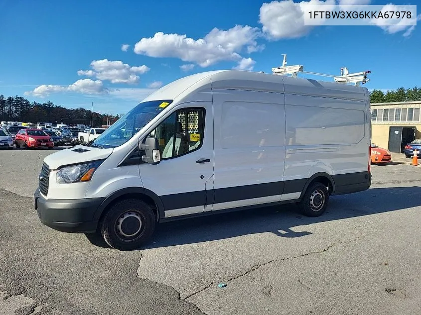 2019 Ford Transit T-350 VIN: 1FTBW3XG6KKA67978 Lot: 40865738