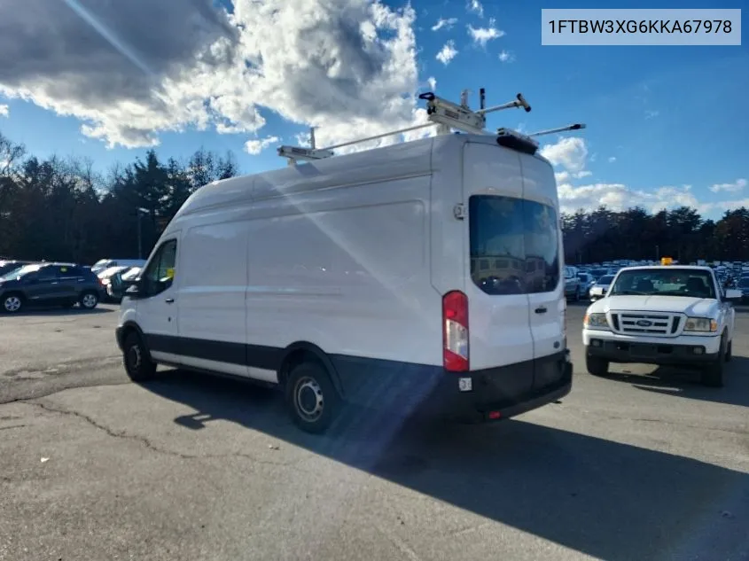 2019 Ford Transit T-350 VIN: 1FTBW3XG6KKA67978 Lot: 40865738