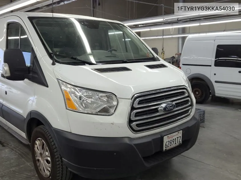 2019 Ford Transit T-250 VIN: 1FTYR1YG3KKA54030 Lot: 40878576