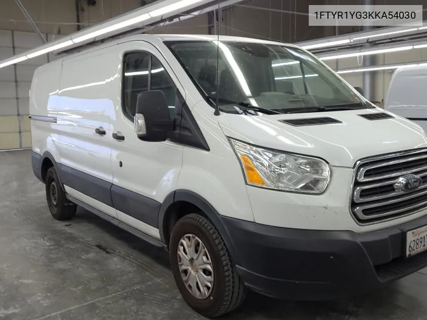 2019 Ford Transit T-250 VIN: 1FTYR1YG3KKA54030 Lot: 40878576