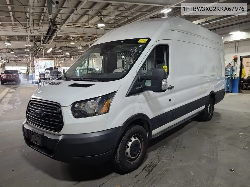 2019 Ford Transit T-350 VIN: 1FTBW3XG2KKA67976 Lot: 40895491