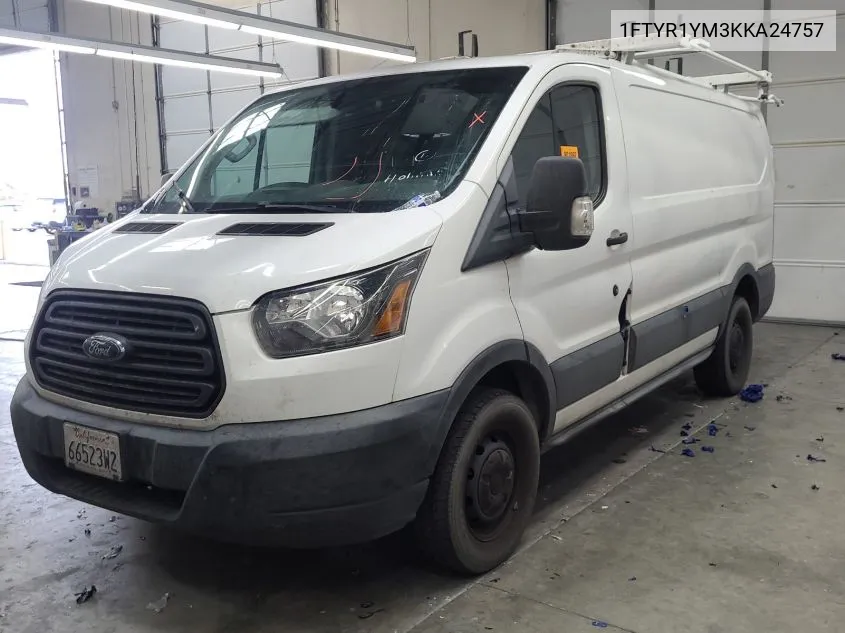 2019 Ford Transit-250 VIN: 1FTYR1YM3KKA24757 Lot: 40932181