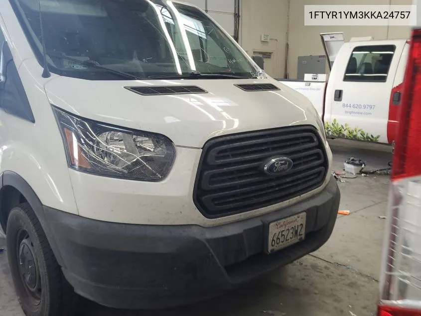 2019 Ford Transit-250 VIN: 1FTYR1YM3KKA24757 Lot: 40932181